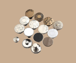 Metal And Button Inset Metal Button - Elevating Style with Quality Garments Accessories.